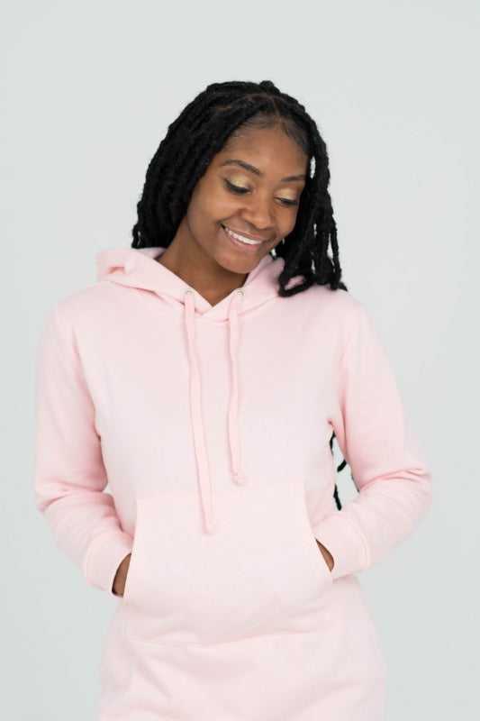 Light Pink Hoodie Dress