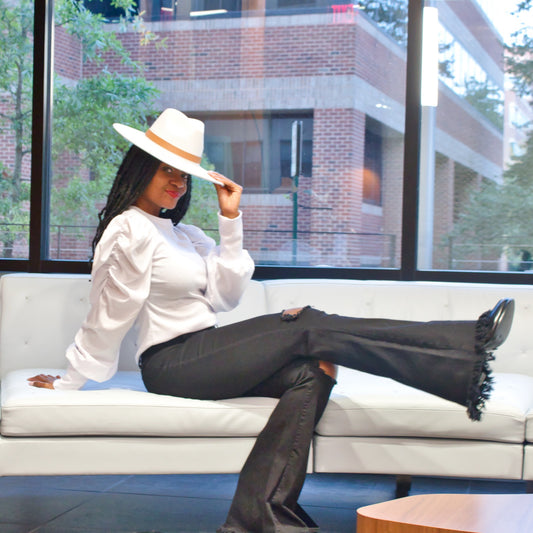 Barbie Frayed Jeans-Black