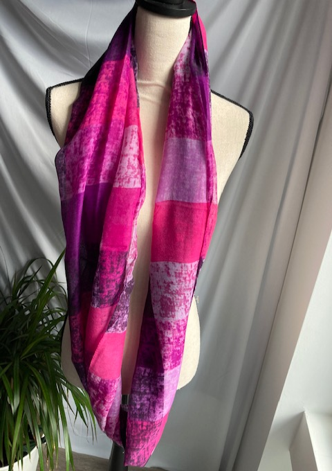 Colorblock Infinity Scarf