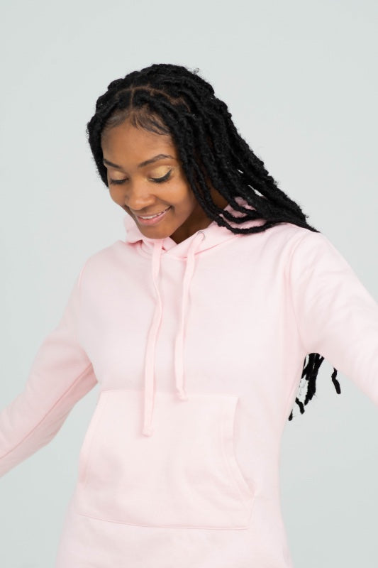 Light Pink Hoodie Dress