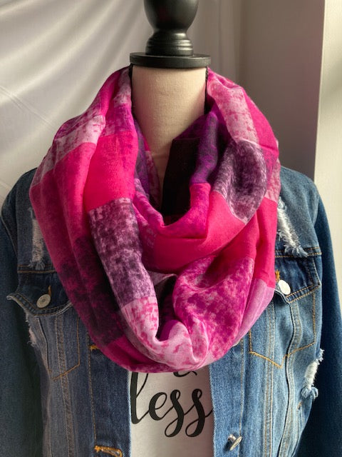 Colorblock Infinity Scarf