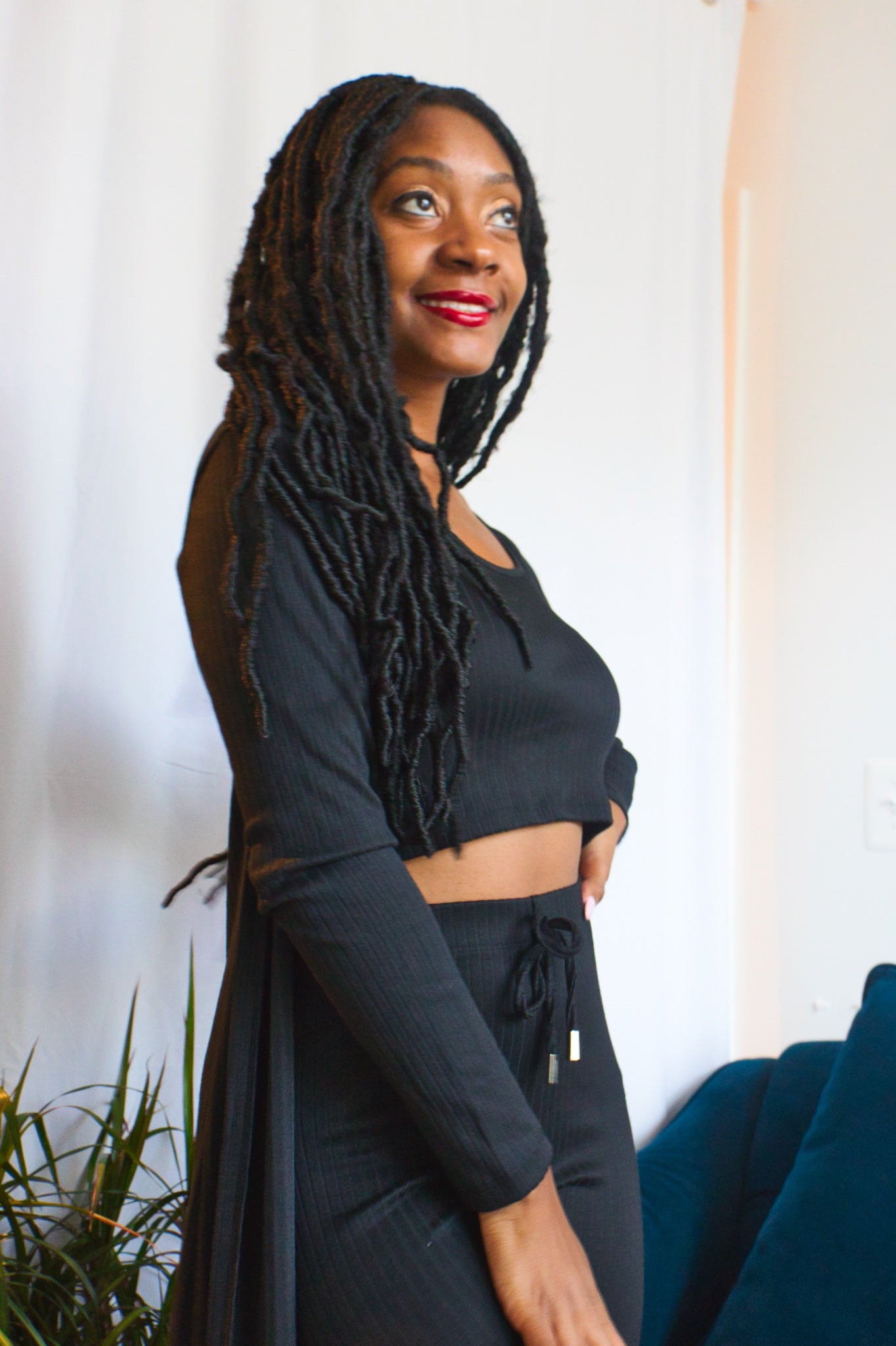 Live Well 3 Piece Lounge Set- Black