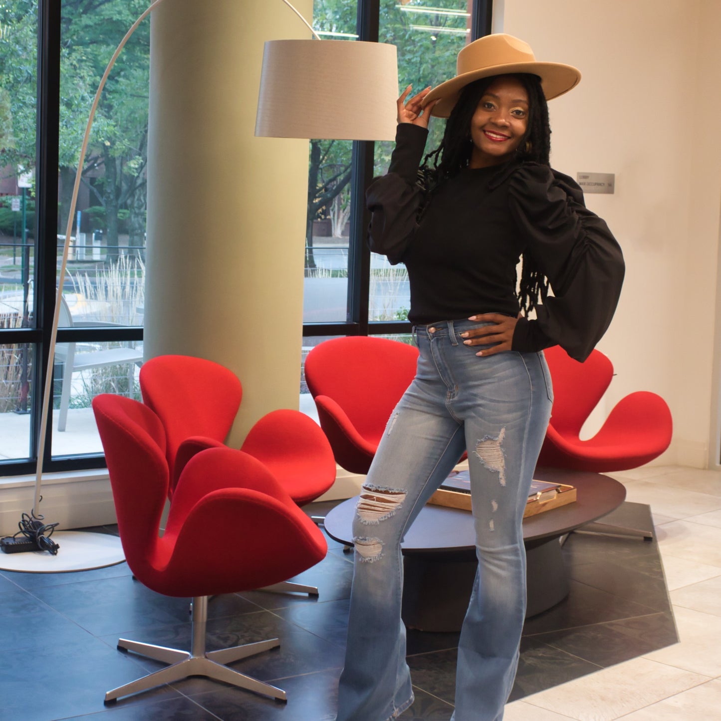 Puff Sleeve Retro Top